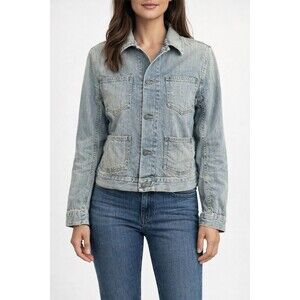 Vintage Ralph Lauren Denim Chore Coat 90’s Y2K Wmns Large Cabincore Cottagecore